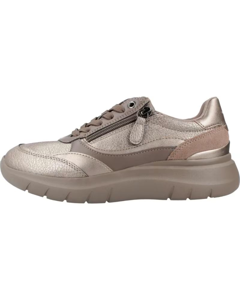 Geox Zapatillas 121-D56YNE-C6537 Metalizadas Taupe Sand para Mujer