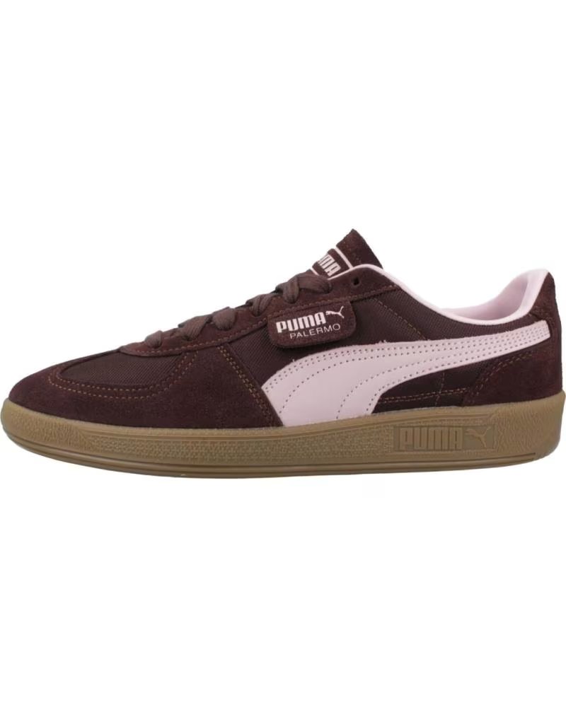 Zapatillas Puma Palermo Vintage Update Chocolate Brown-pink Brown