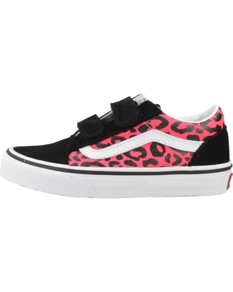 Vans Off The Wall Zapatillas Old Skool V para Niño con Estampado Animal Pink