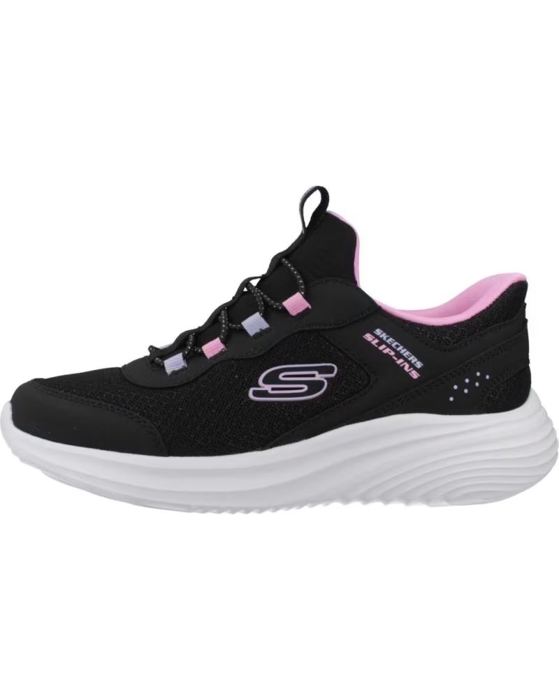Zapatillas Skechers Bounder Pro Negras para Niñas Blk