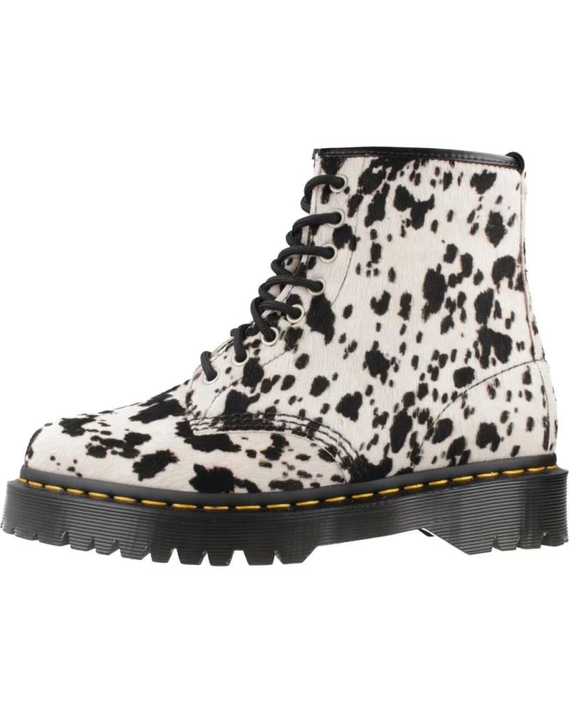 Dr Martens Botas 1460 Bex Cream Black Dalmatian Beis Crmblk