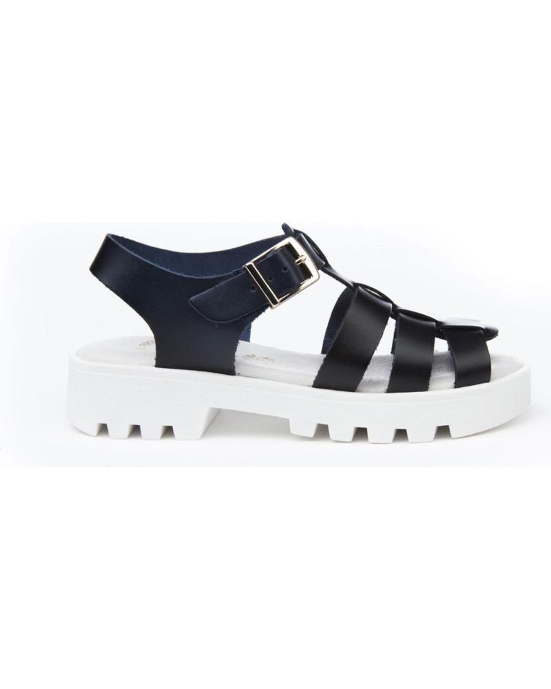 Sandalias de Niña ANGELITOS SANDALIA PIEL 624 MARINO