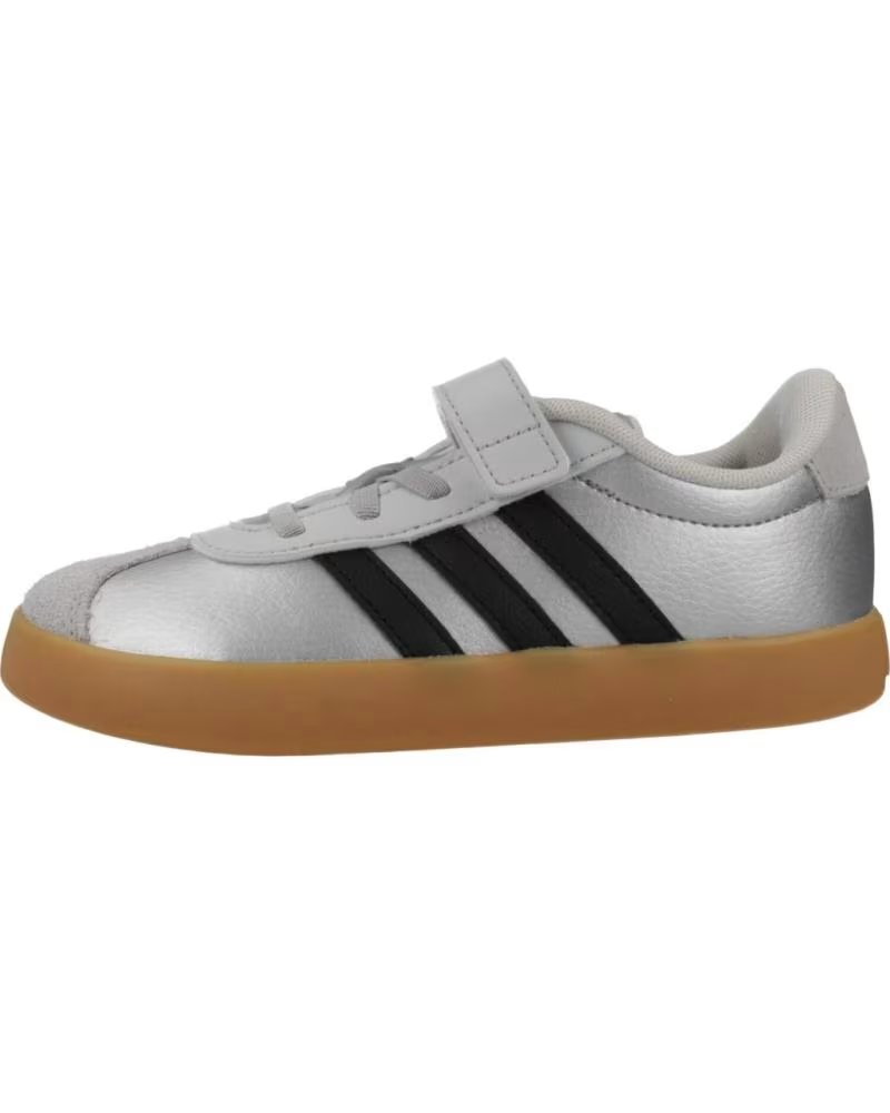 ADIDAS TÊNIS VL COURT 30 EL C PARA CRIANÇAS, COR CINZA PRATA SILVER