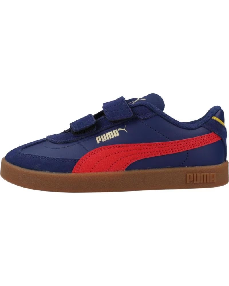 Zapatillas Puma Club Ii Era Ps Niño Azul y Rojo Blured