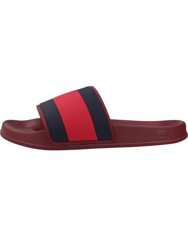 Chanclas Tommy Hilfiger Light Adjustable Pool Burdeos Xit