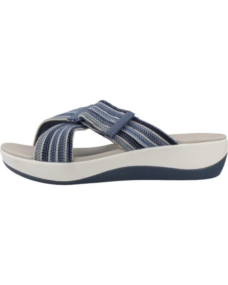 Sandalias Clarks con Tiras Cruzadas en Azul