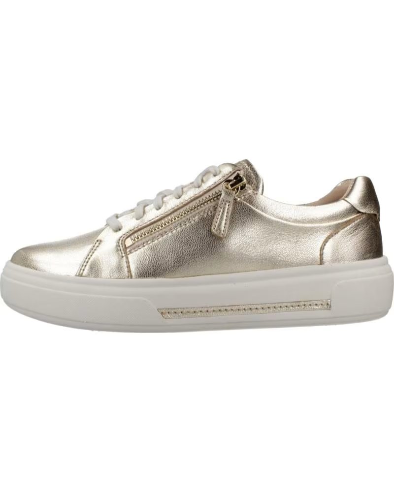 Zapatillas Clarks para Mujer Modelo 26185916C en Tono Dorado Gold