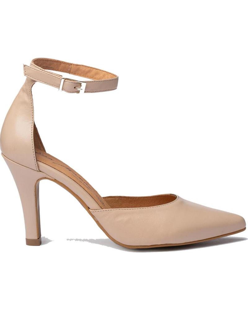 Sandalias de Mujer EVA MAÑAS SALON FIESTA PIEL 1488 NUDE