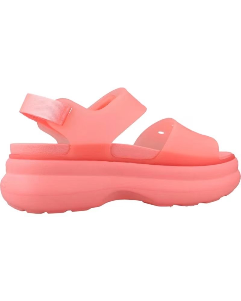 Crocs Sandalias Plataforma Soho Modelo 212651C Rosa Guava Mujer