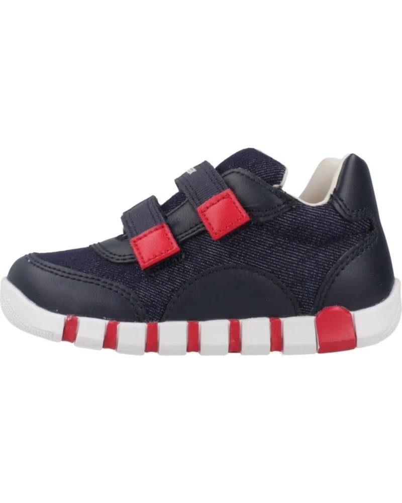 Zapatillas Geox Iupidoo Boy C Azul con Cierre de Velcro C0735
