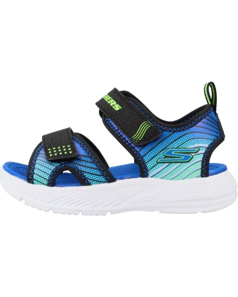 Sandalias Skechers Microspec-splash para Niño Bklm