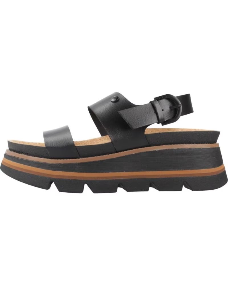 Sandalias Plataforma Reef Vista Luxe Liah para Mujer, Negro Blk