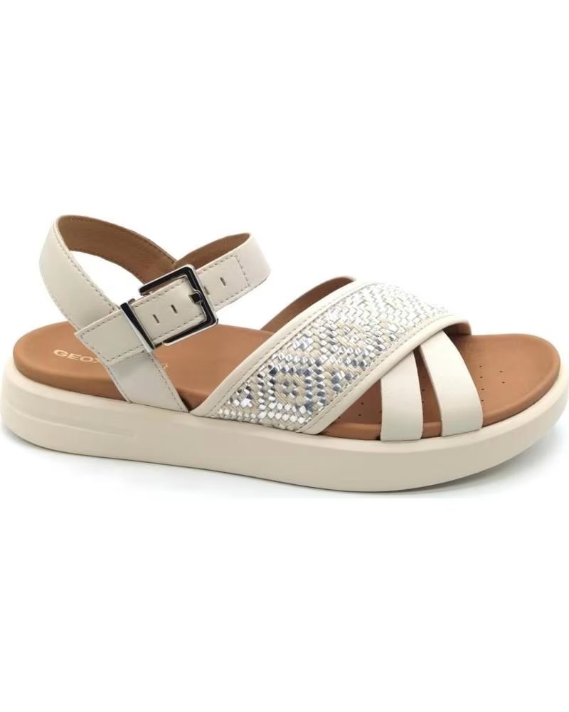 Sandalias Geox Xand 2s con Detalle Trenzado Beige
