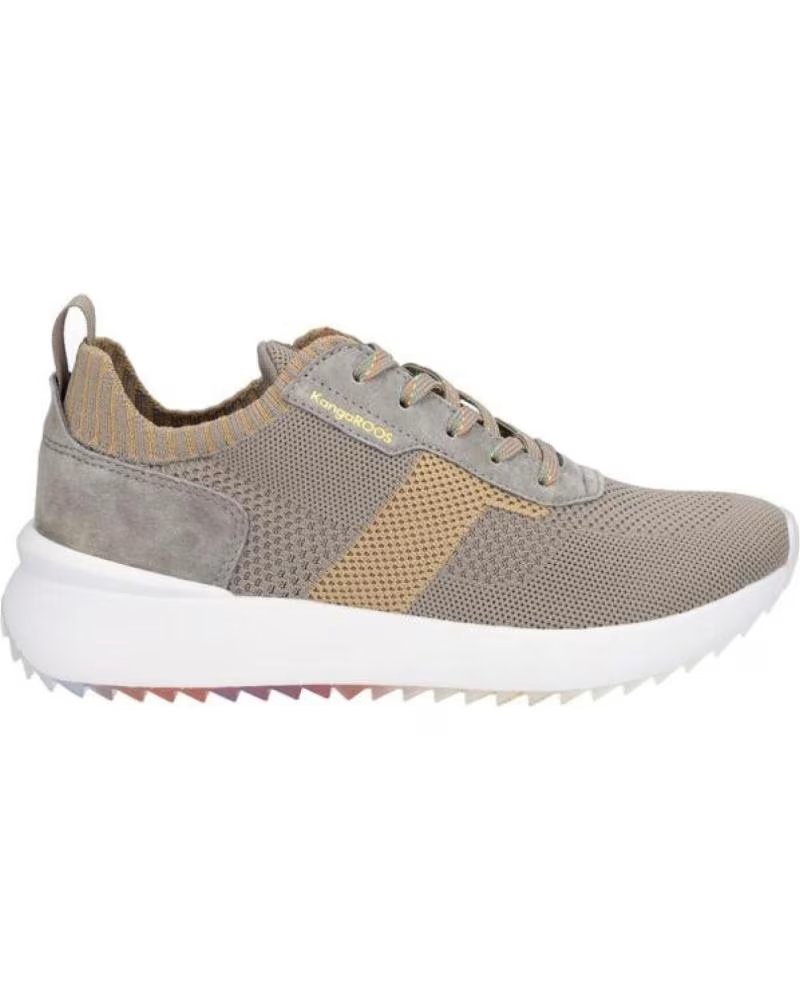 Zapatillas Deportivas Mujer Kangaroos K057-6 Textil Kaki