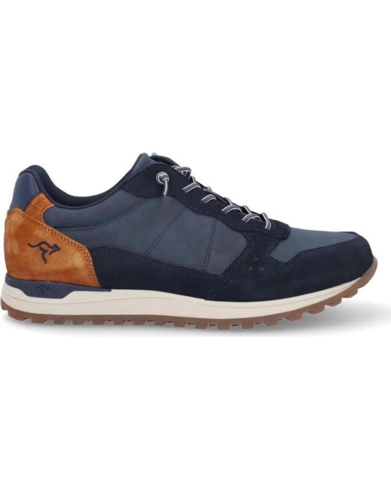 Zapatillas Deportivas Kangaroos K550-24 Azul Marino y Camel Comb Marino-camelcomb Marino-camel