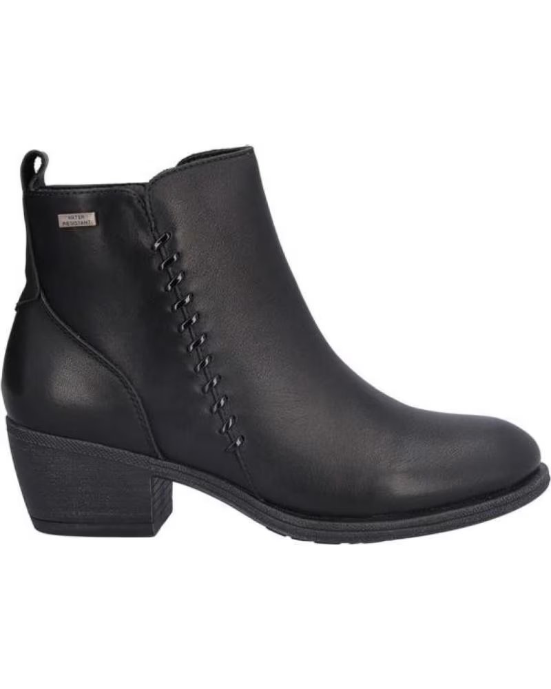 Kangaroos Botines de Piel Tex B671-11 Bonaventure Negro