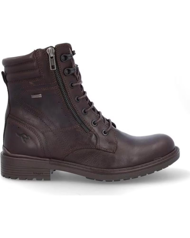 Kangaroos Botas de Hombre 967-18 Piel Marrón Marronpiel Marron