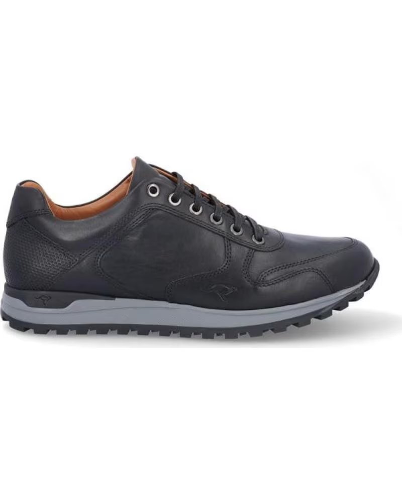 Zapatillas Kangaroos 953-11 de Piel Negro