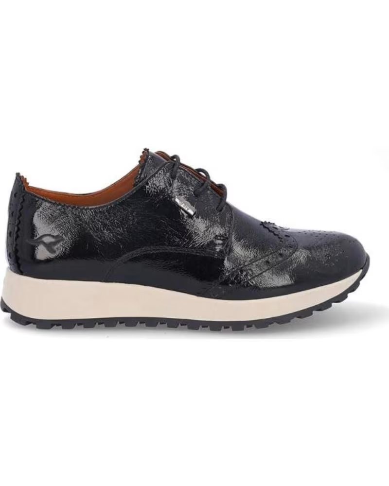 Zapatos Kangaroos 907-41 de Charol Arrugado Negro