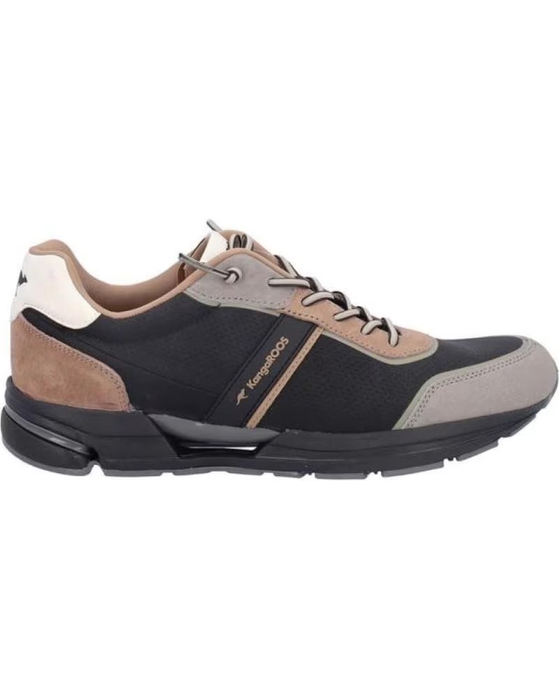 Zapatillas Deportivas Kangaroos 839-1 Hombre Comb Neg-gris-taupecomb Neg-gris-taupe