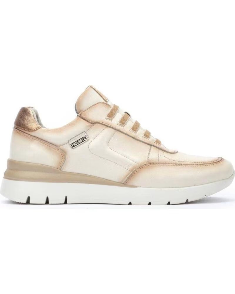 ZAPATILLAS CASUAL PIKOLINOS W4R-6731 PIEL NATA BEIGE