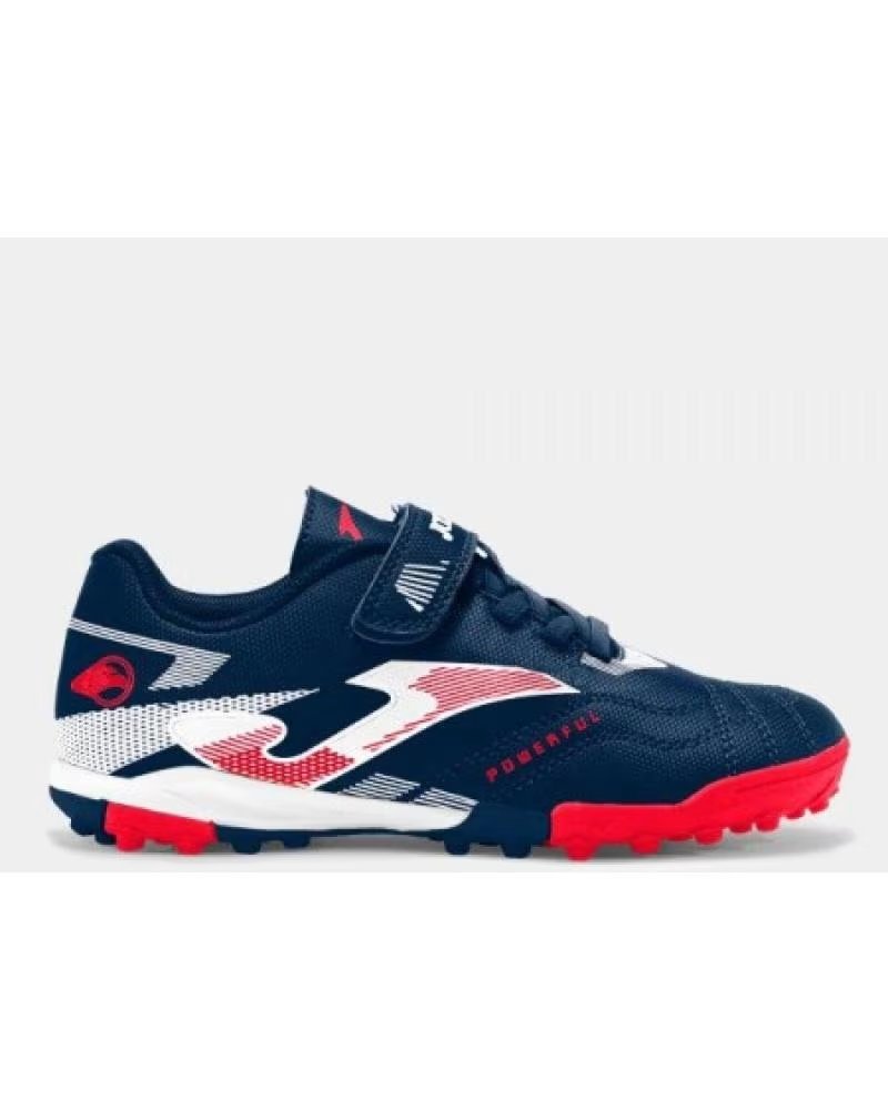 Joma Botas Powerful Jr Zapatillas de Fútbol Tf para Niños Unisex Azul Marino Varios Colores