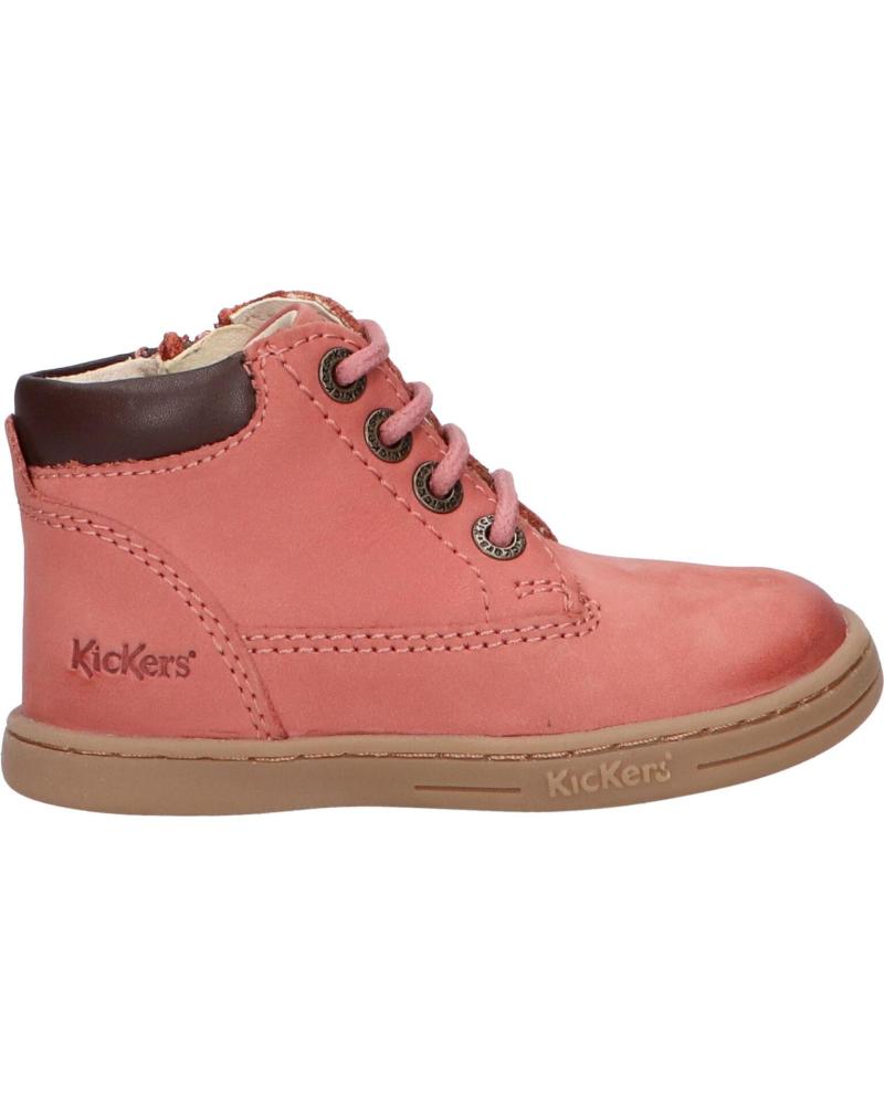 Botines de Niña KICKERS 537938-30 TACKLAND GOLF NUBUCK 131 ROSE CLAIR