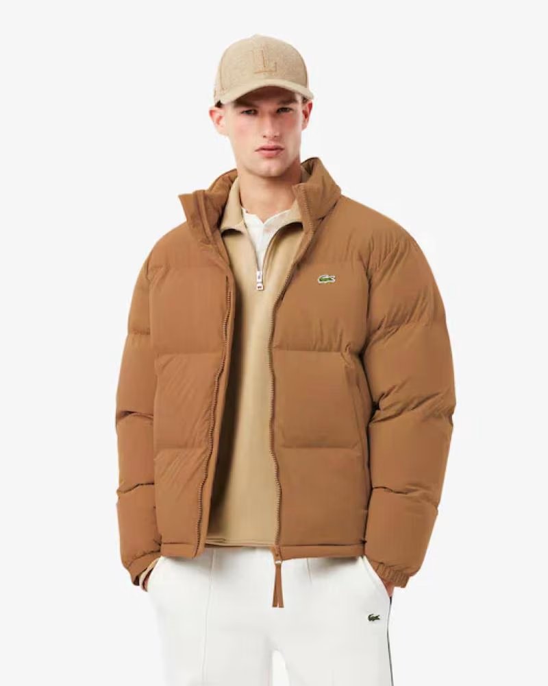 Chaqueta Acolchada Lacoste BH5154 para Hombre Caqui