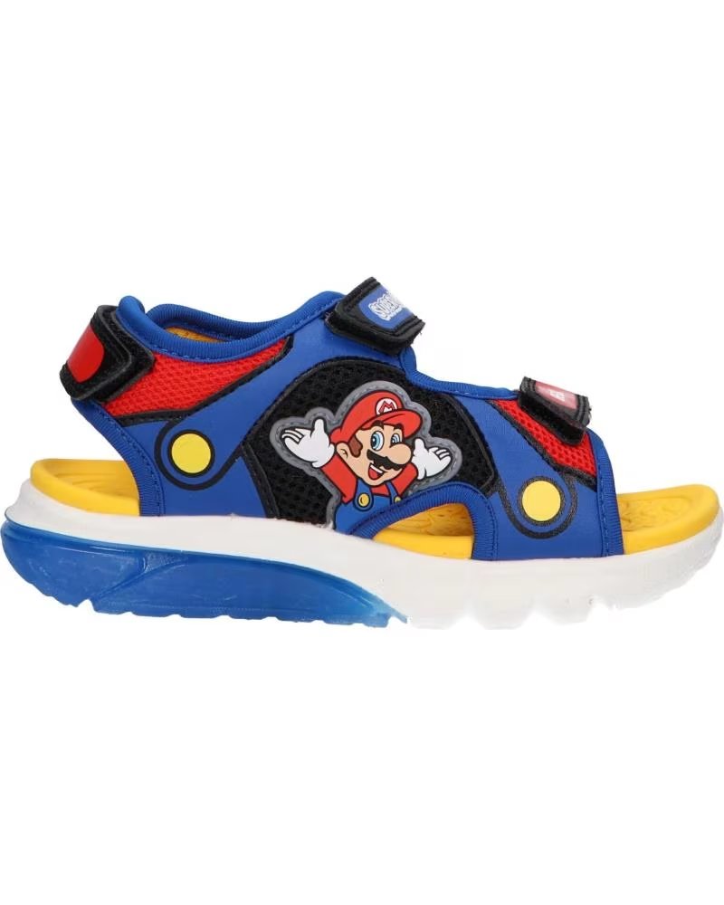 Sandalias Geox J55MXD con Luz Mario Bros Royalred