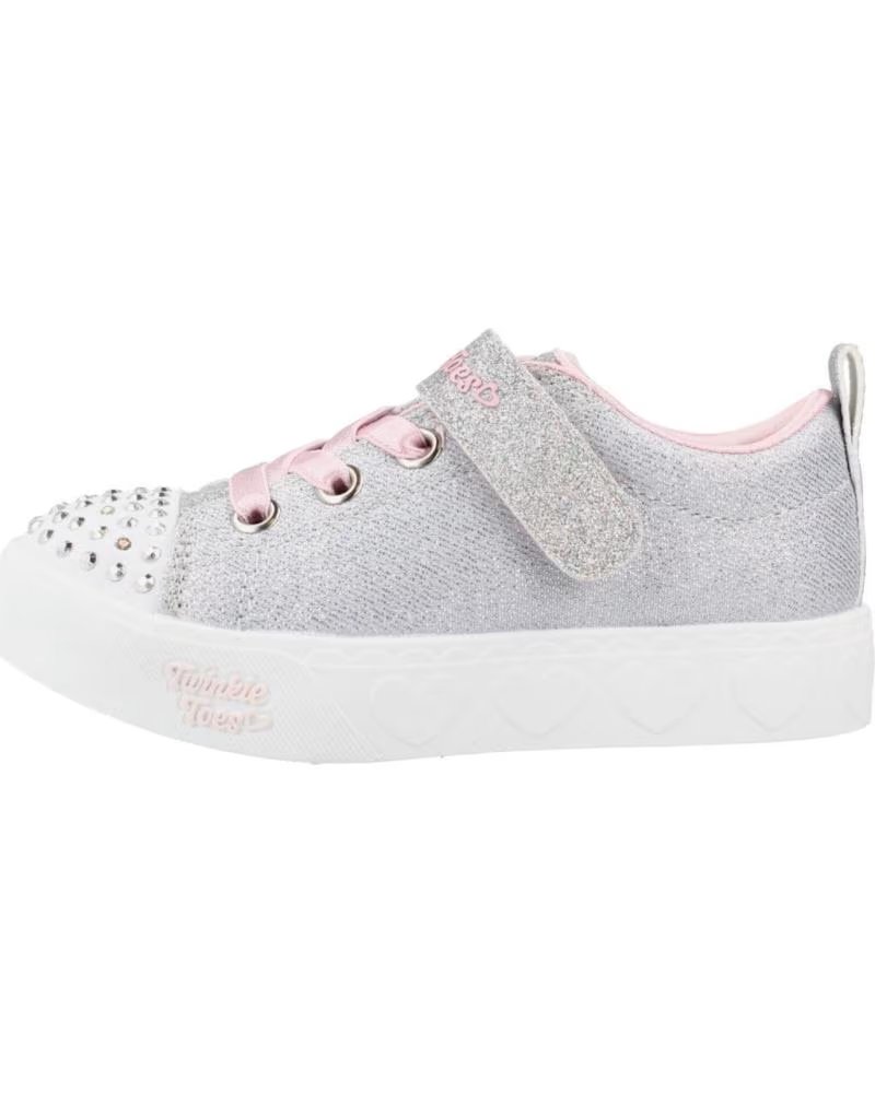 Zapatillas Skechers Niña 314620N Gris con Brillantes Gypk