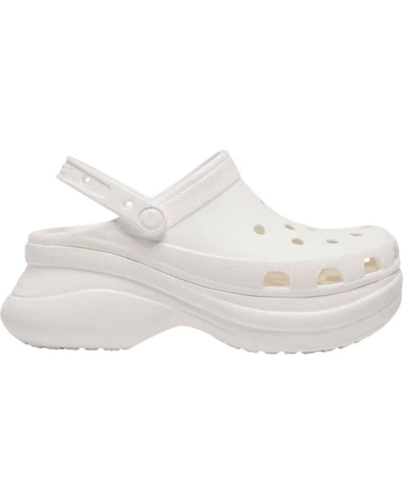 Crocs Classics Platform Chanclas con Plataforma Blanco