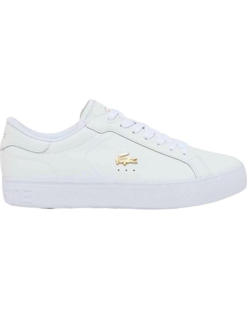 Lacoste Zapatillas Powercourt 126 3 Sfa Wht-gld