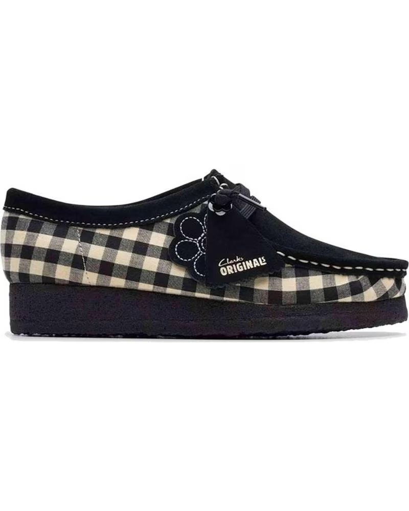 Zapatos Clarks Wallabee con Estampado de Cuadros