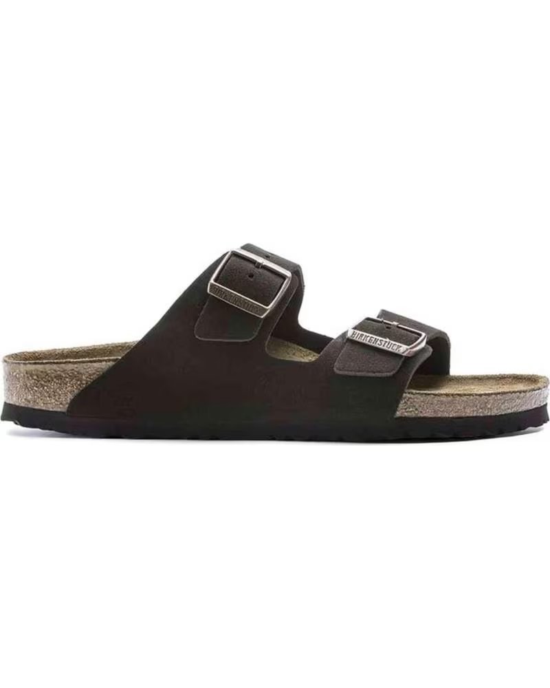Sandalias Birkenstock Arizona Bs Soft Footbed Marrã"n
