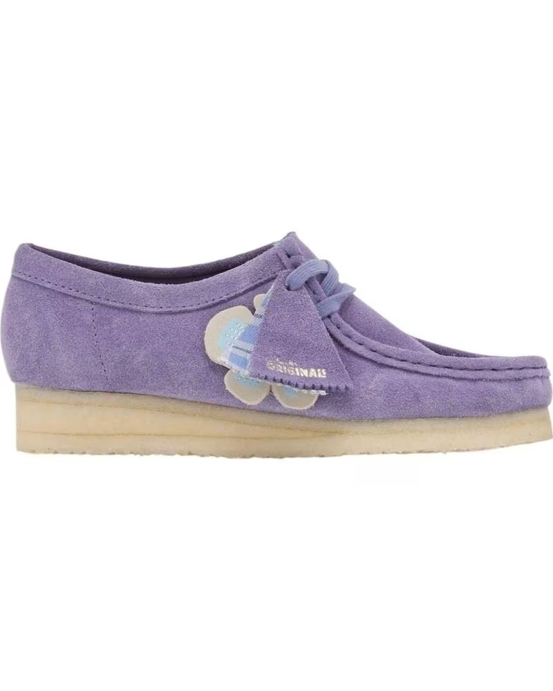 Zapatos Clarks Wallabee Purple Interest