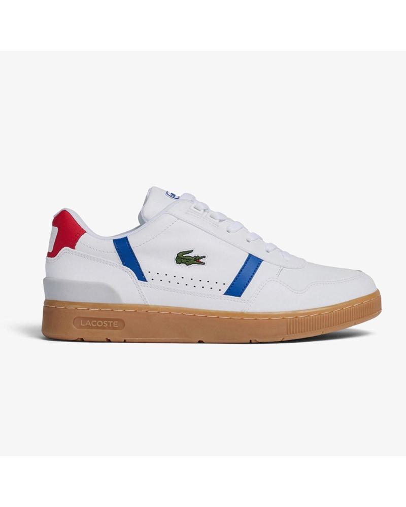 Deportivas de Mujer y Hombre y Niño LACOSTE 744SMA0031Y37 T-CLIP 222 1 SMA WHITE-GUM