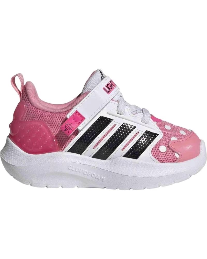 ADIDAS SPORTSWEAR Calzado deportivo 'Lightorama Minnie Mouse'  rosa neón / rosa claro / negro / blanco – imagen 4