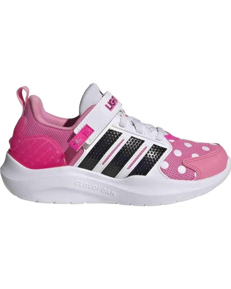 ADIDAS SPORTSWEAR Calzado deportivo 'Disney Lightorama Minnie Mouse'  rosa / rosa claro / negro / blanco – imagen 4