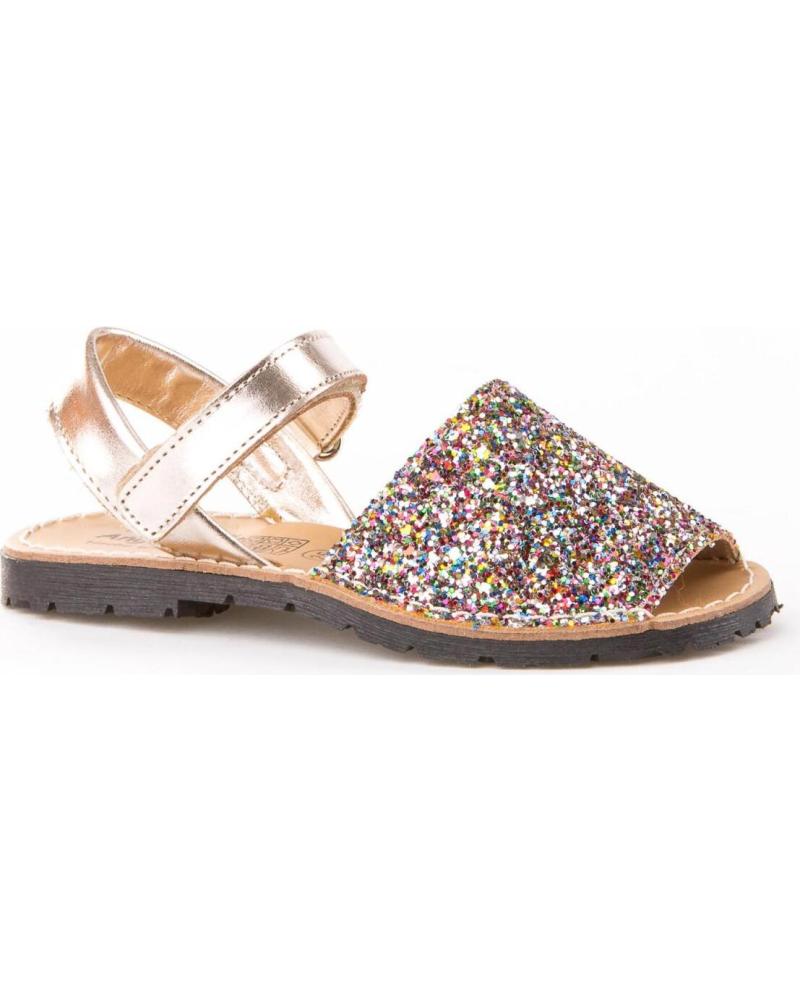 Sandalias de Niña ANGELITOS AVARCA GLITTER 203 MULTICOLOR