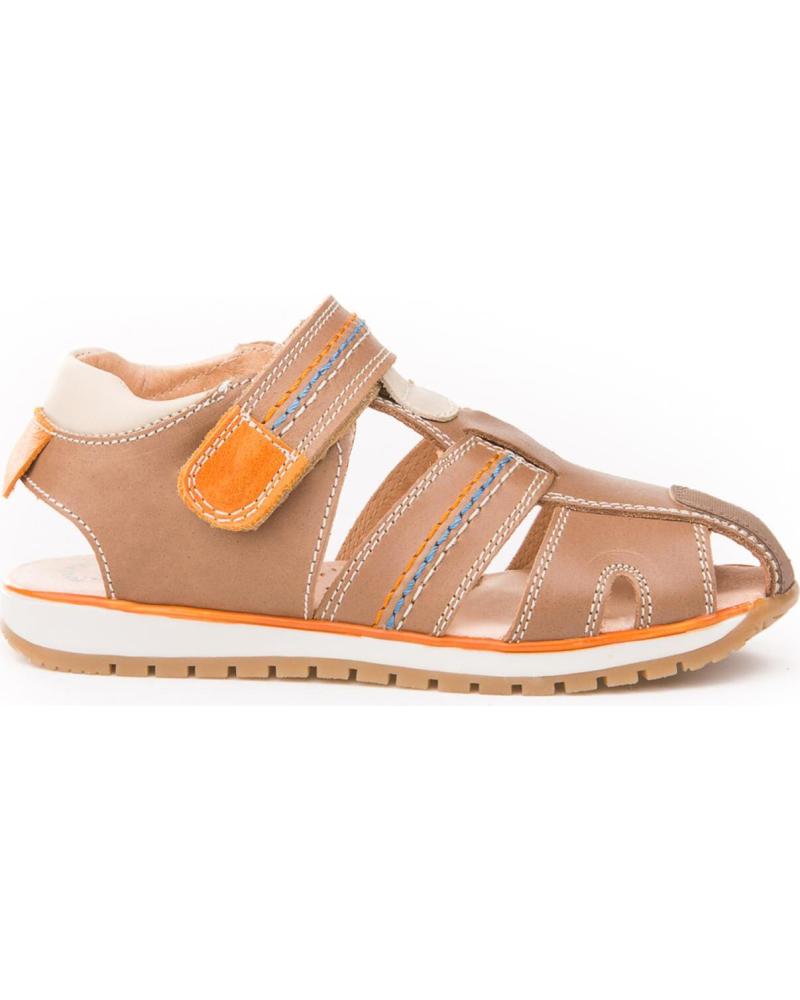 Sandalias de Niño ANGELITOS SANDALIA PIEL 448 TAUPE
