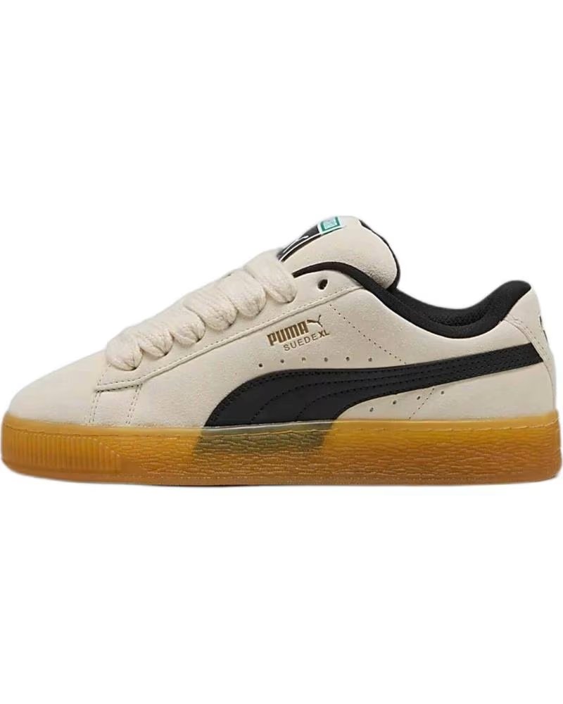 Zapatillas Puma Suede Xl 401348-02 Beige White