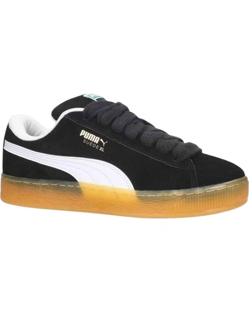 Zapatillas Puma Suede Xl Negras con Suela de Goma Black