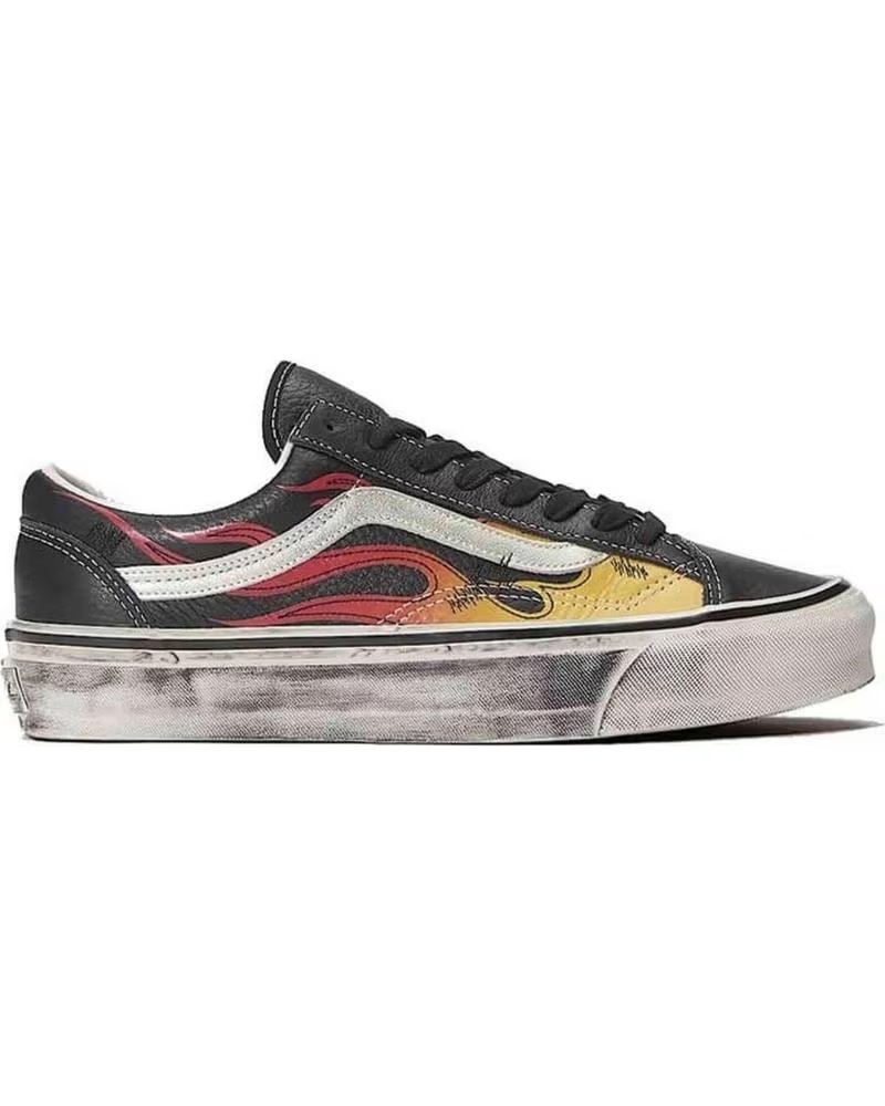 Vans Off The Wall Zapatillas Old Skool 36 Lx Black Flame
