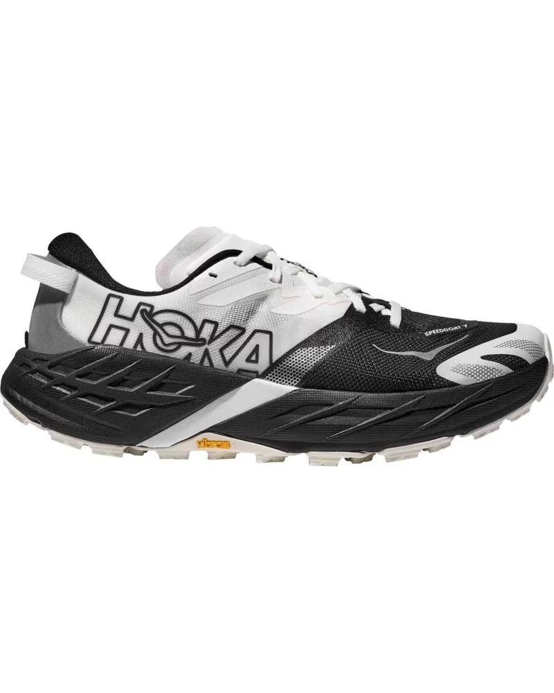 Zapatillas Hoka Speedgoat 7 en Blanco y Negro Black-white