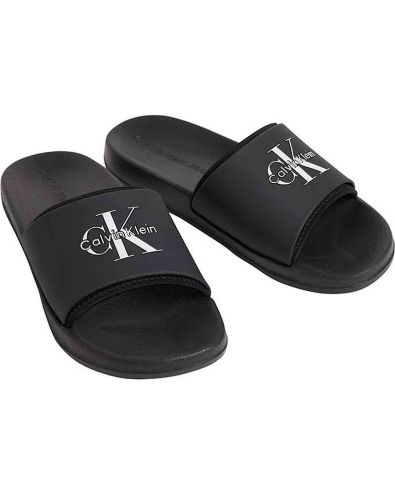 Chanclas Calvin Klein Slide Rubber HM0HM02229 Negro