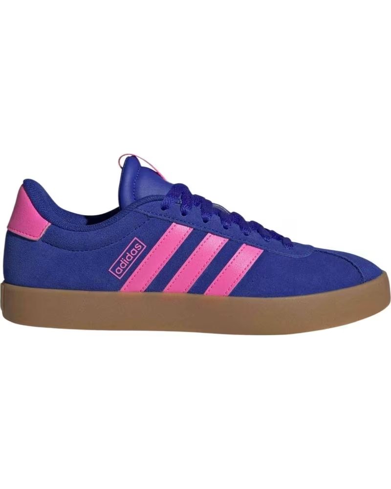 Zapatillas Adidas Vl Court 30 Azul Rosa Lila