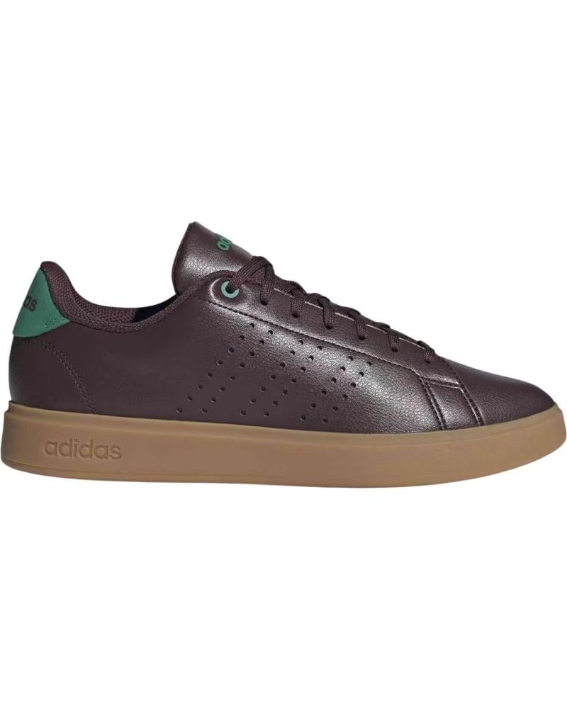 Zapatillas Adidas Advantage 20 Marrón y Verde