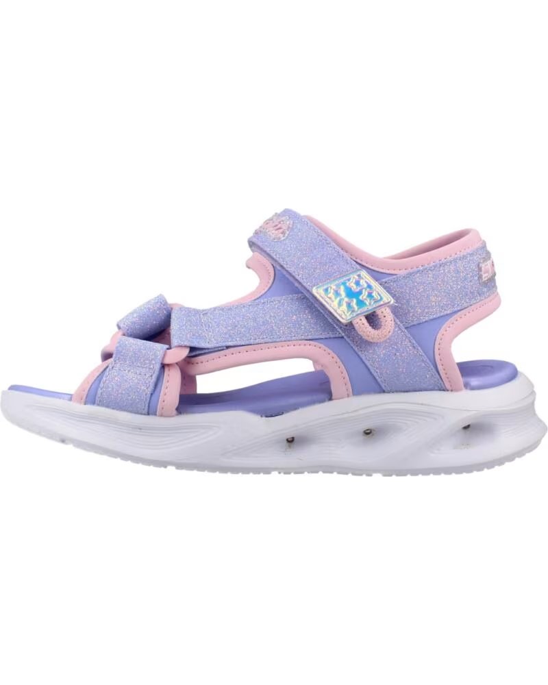 Sandalias Skechers Sola Glow con Luces para Niña, Ajuste con Velcro Lvlp