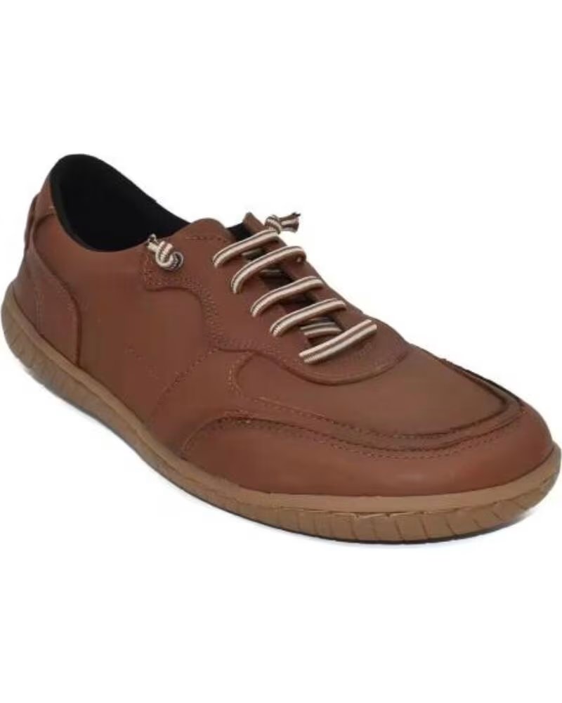 TEKILA SAPATOS CASUAIS DE COURO PARA MULHER KINDER MARRóN
