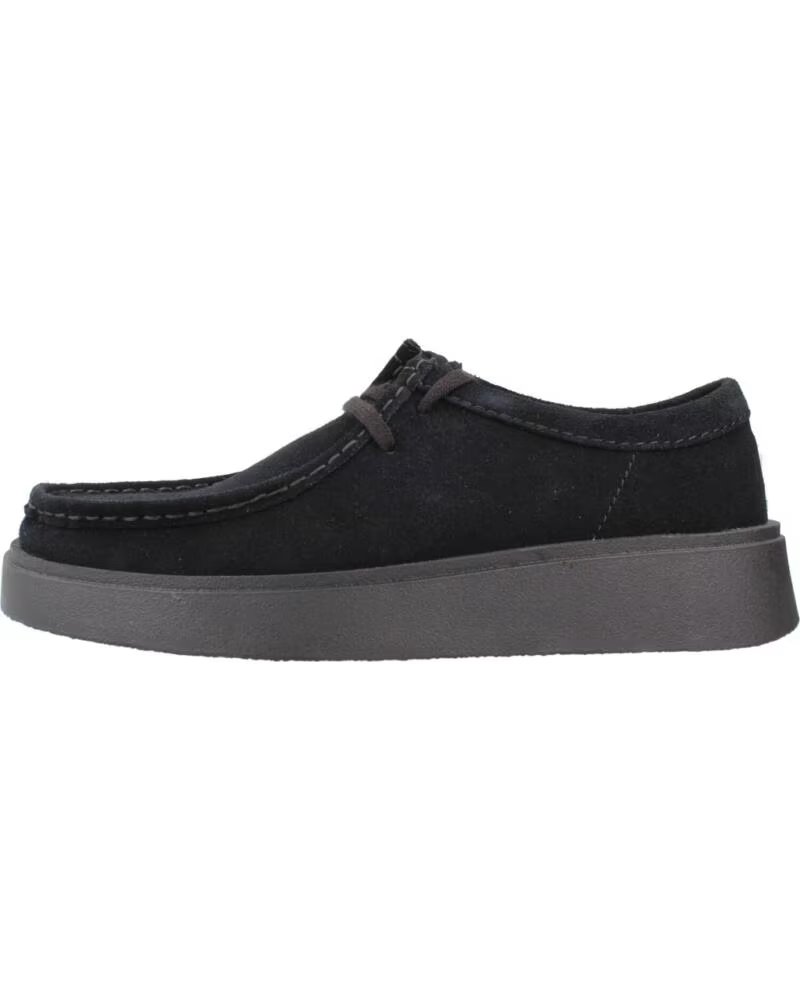 Zapatillas Clarks Modelo 26183435C en Ante Negro Black